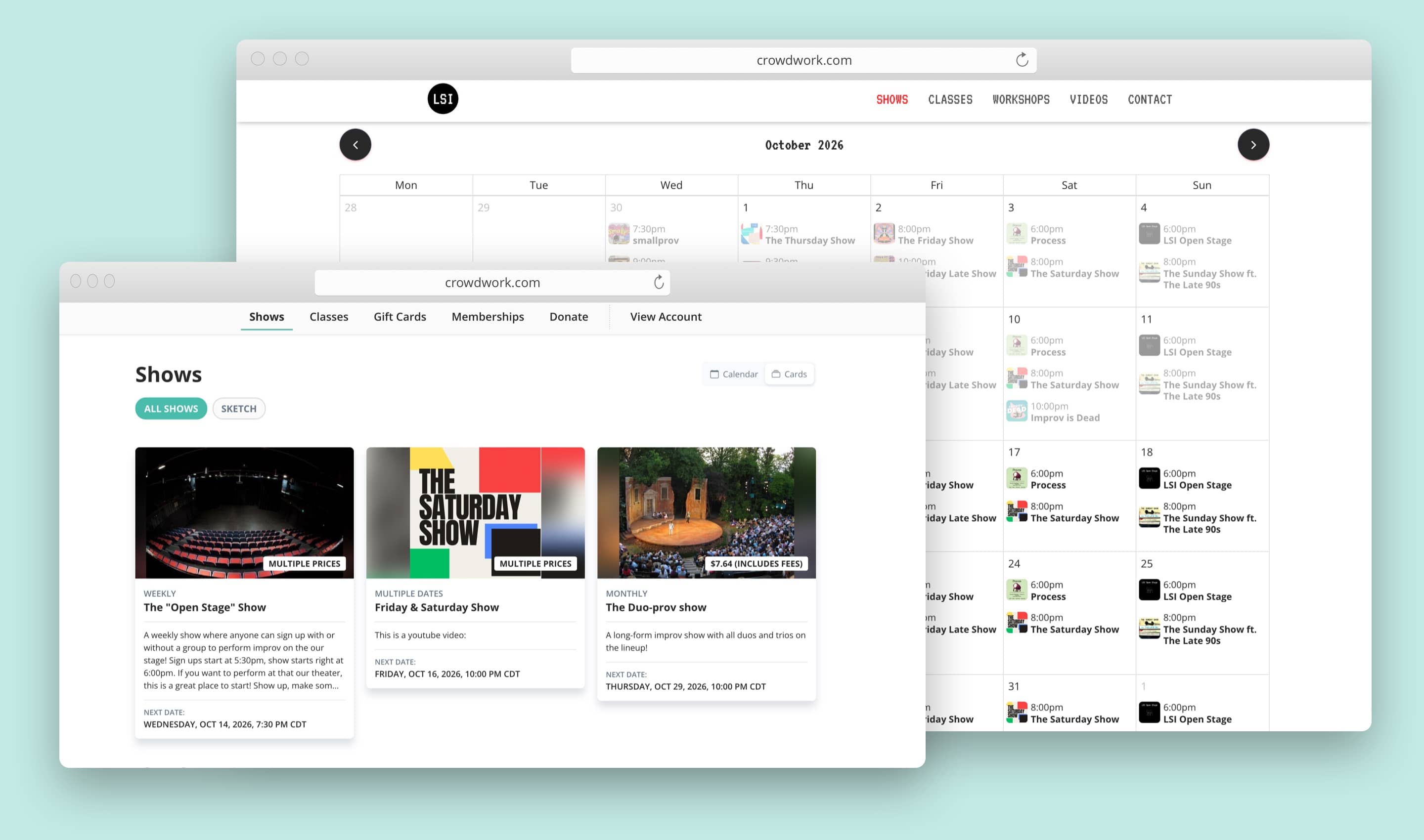 Embeds on third-party sites